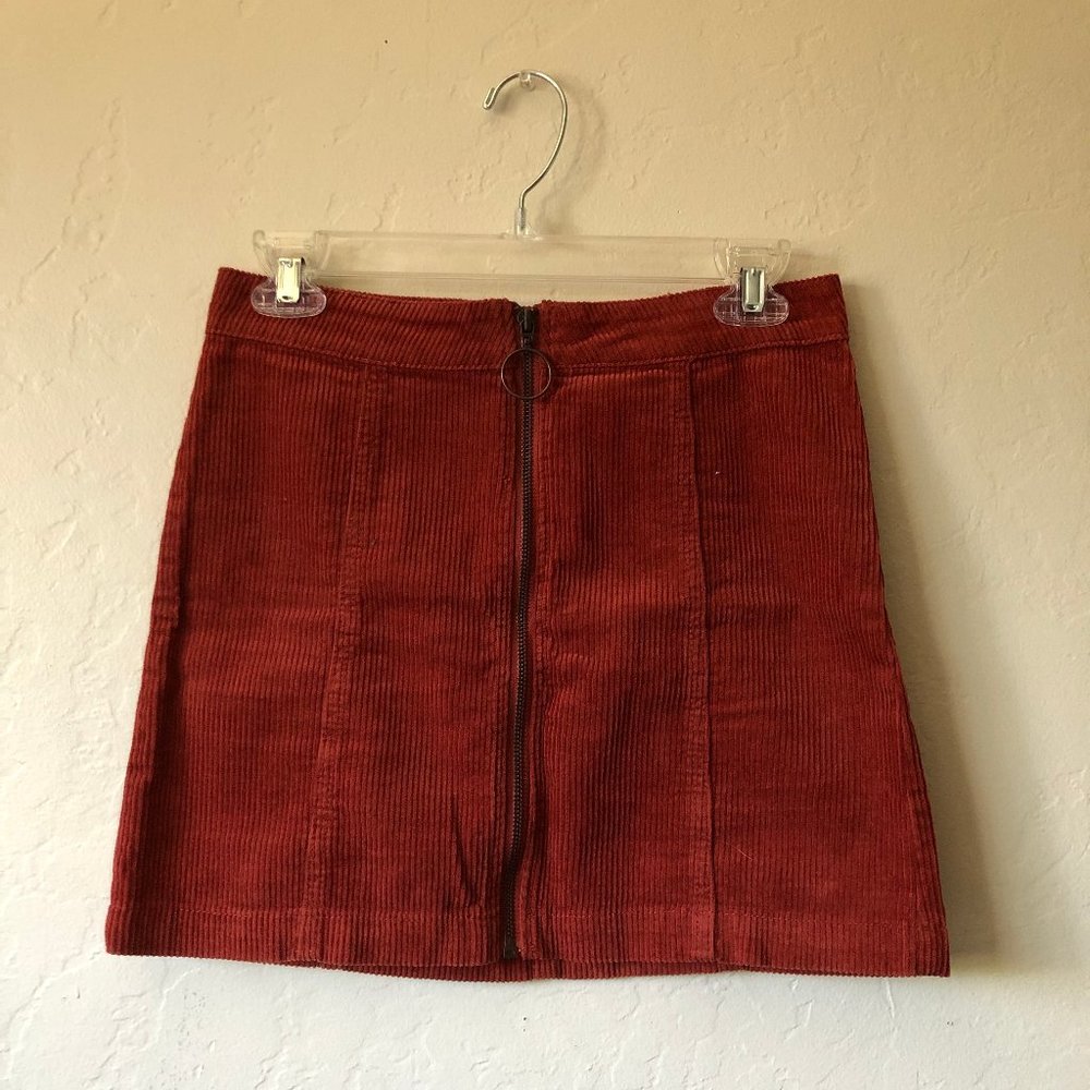 F21 Corduroy Skirt